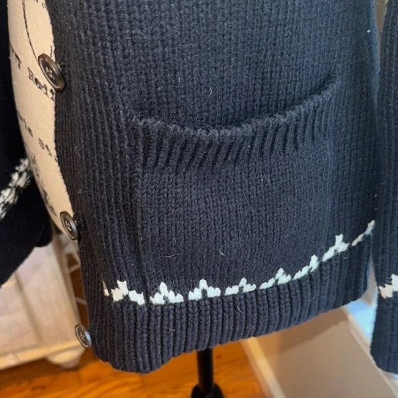 LOFT by Ann Taylor Patterned Cardigan - Picture 4 of 10